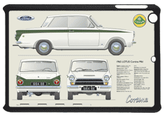 Lotus Cortina MkI 1964-66 Small Tablet Covers